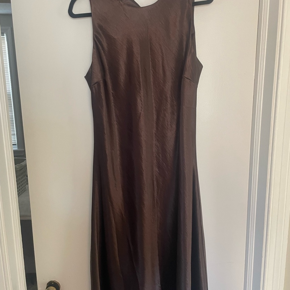 Velvet Heart Chocolate Brown Maxi Dress
